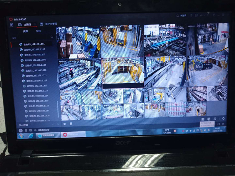甘肅中糧可口可樂飲料有限公司門禁、高清視頻監控系統安裝項目
